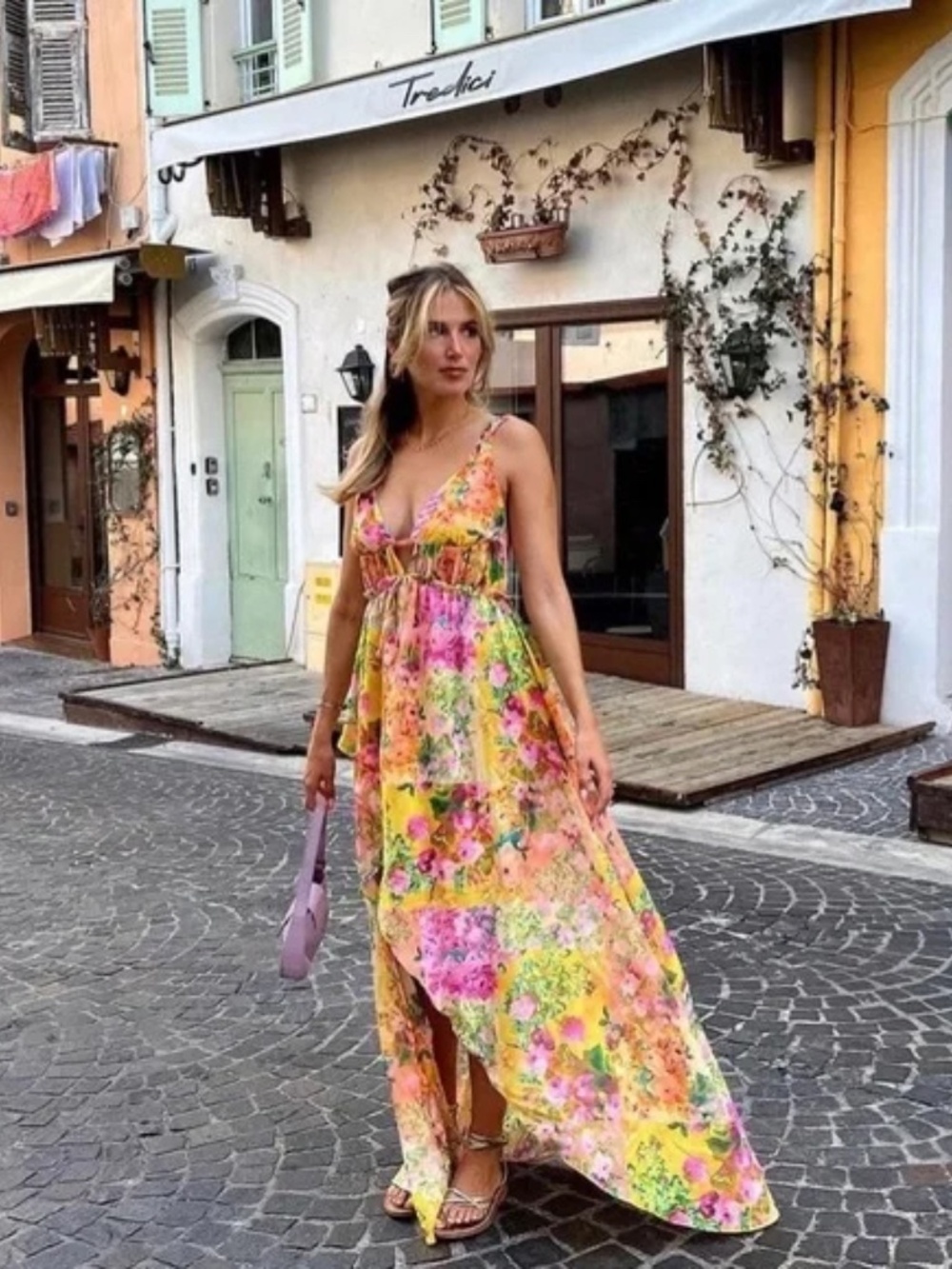 NWT For Love and Lemons Madison Floral Maxi Dress Size S - Picture 2 of 16